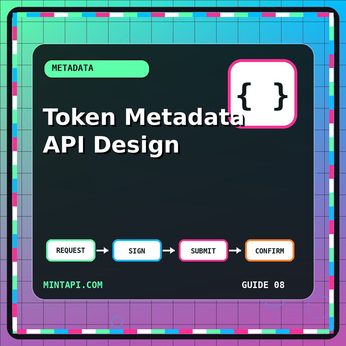 Token Metadata API Design — MintAPI.com guide card
